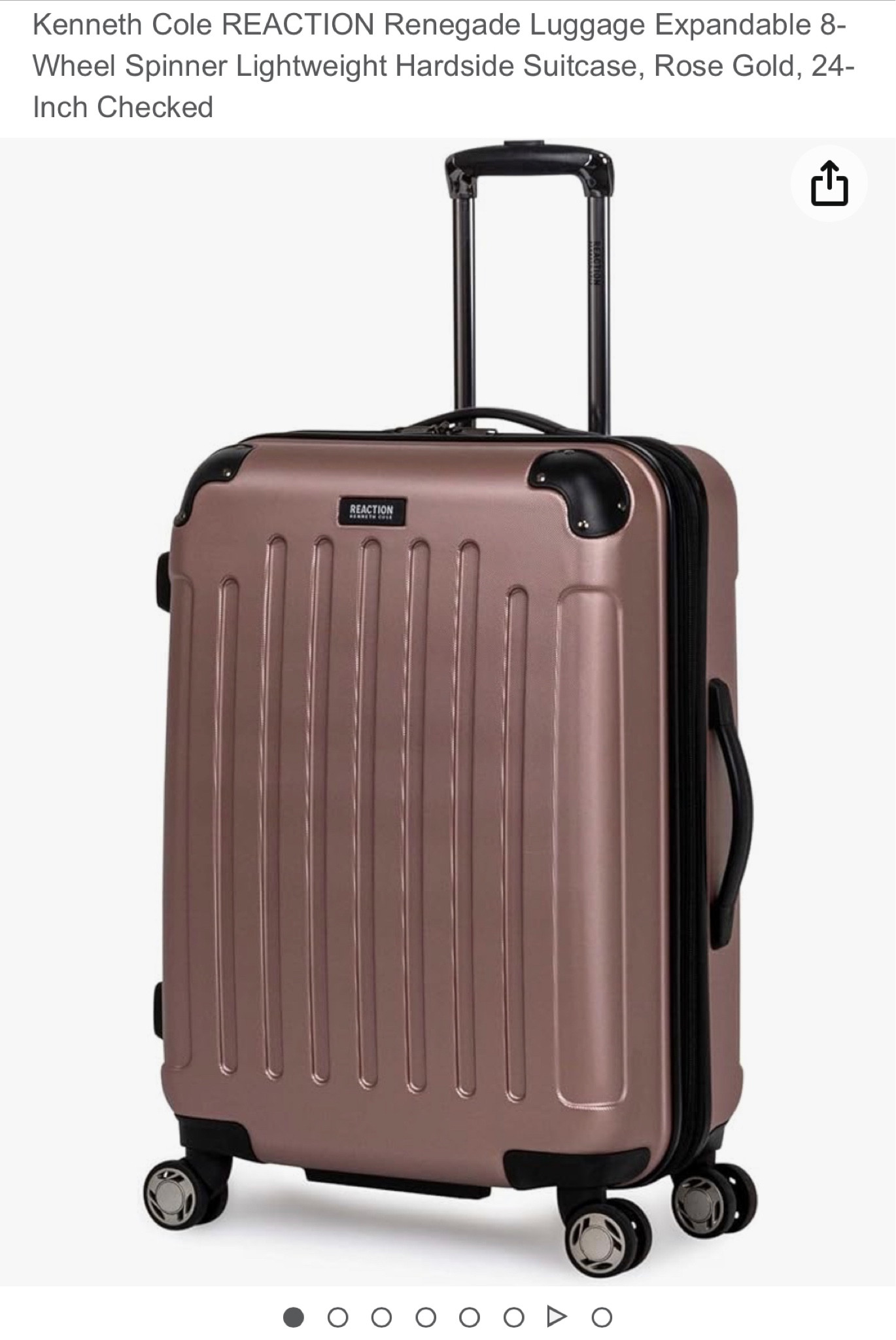 Black Friday sale has started!  Get this rose gold Kenneth Cole luggage at a great discount

#LTKtravel #LTKitbag #LTKfindsunder100