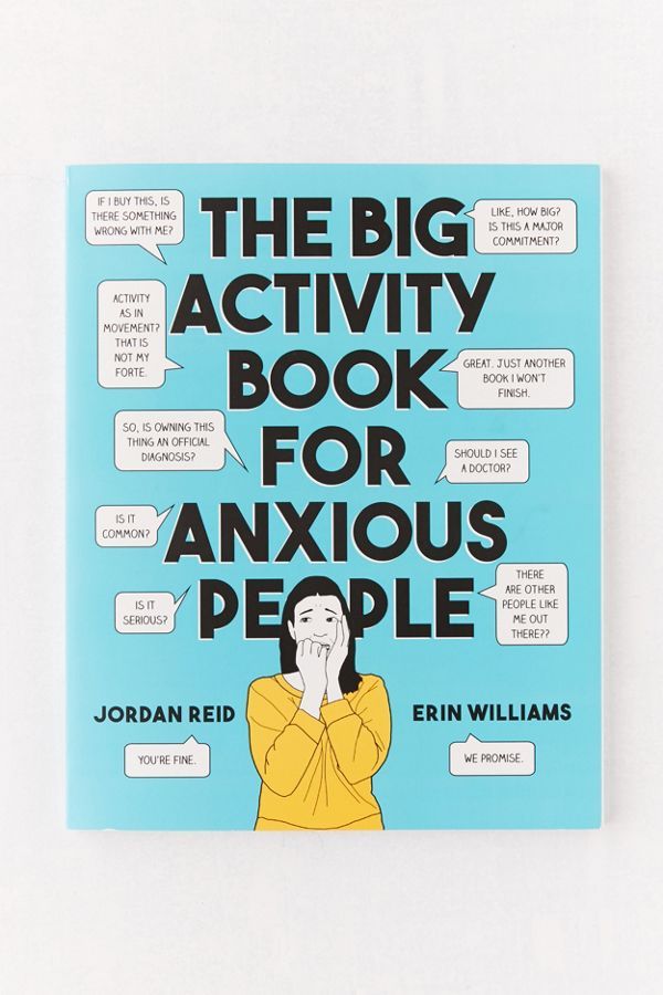 The Big Activity Book For Anxious People By Jordan Reid & Erin Williams | Urban Outfitters (US and RoW)