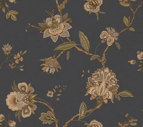 Bungalow Rose Hardoby Monaco Jacobean Trail 27' L x 27" W Smooth Wallpaper Roll | Wayfair | Wayfair North America