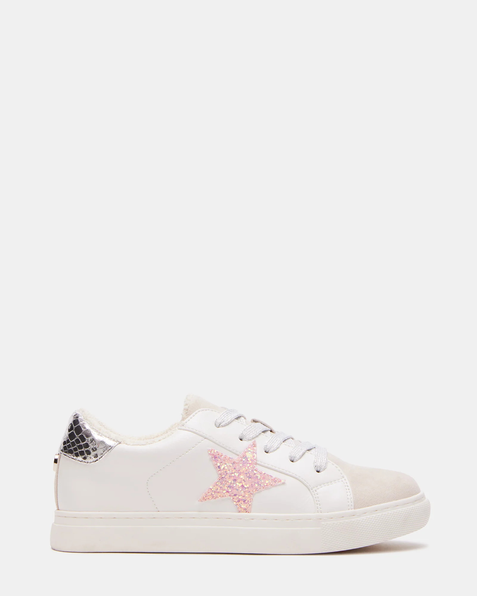 Steve Madden Kids' Rezume Sneakers - White Multi - Size 5.0C - Leather | Steve Madden (US)