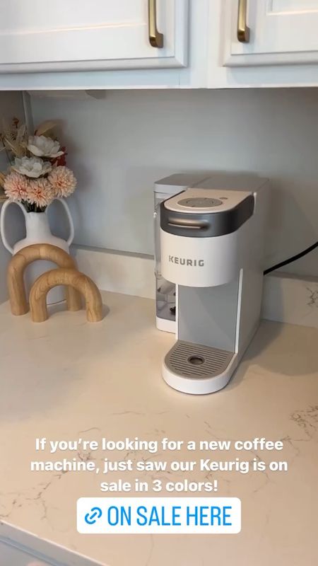 White keurig is on sale today!! It’s an Amazon home find and makes for the perfect coffee bar machine  

#LTKhome #LTKsalealert