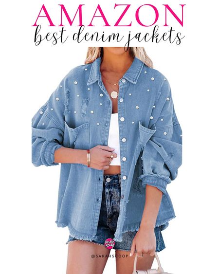 Keep your wardrobe on-trend this spring with Amazon's best selling denim jackets! From classic cuts to modern silhouettes, there's a style for everyone. #AmazonFinds #SpringFavorites #DenimJacket #FashionEssentials #StyleLover #TrendyWear #OutfitGoals #MustHaveLooks #StayingStylish #ReadyForSpring #OnPointLooks

#LTKSeasonal #LTKstyletip #LTKFestival