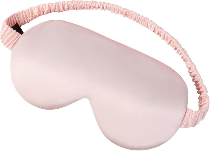 ALASKA BEAR Sleep Mask with Silk-Covered Headband for Hair Care, Silk Eye Mask Comfortable Scrunc... | Amazon (US)