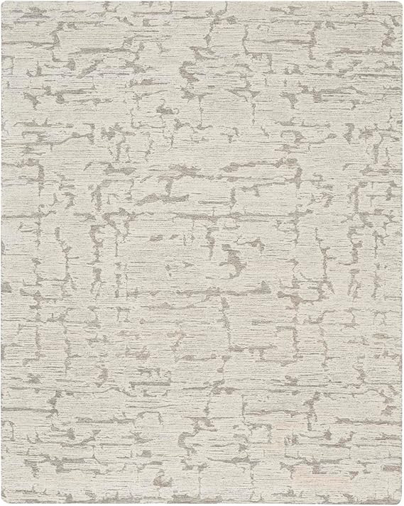 Calvin Klein Sculptural Grey 7'9" x 9'9" Area Rug, Contemporary, Abstract, Easy Cleaning, Non She... | Amazon (US)