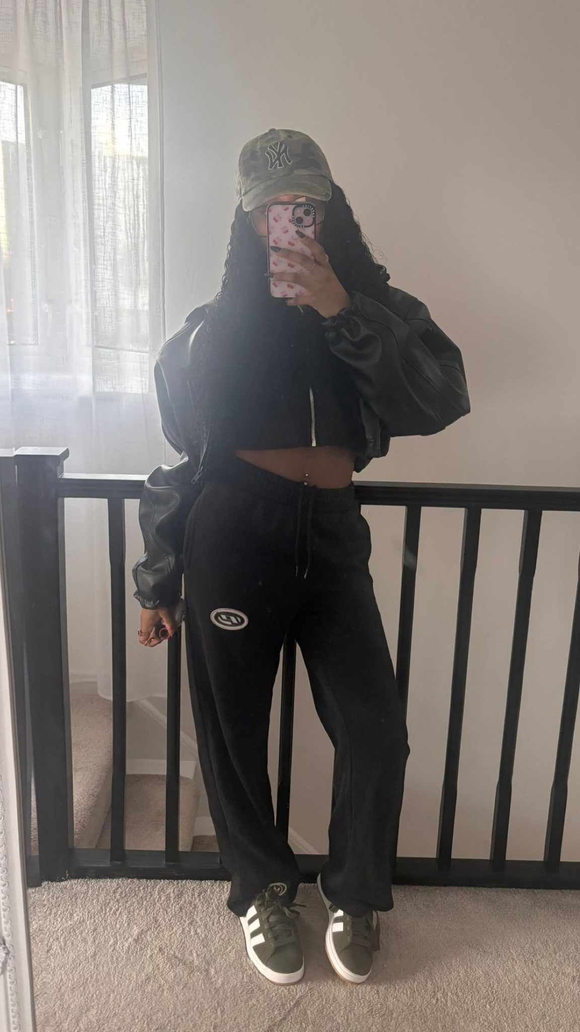 ootd 🖤 PLT joggers and hoodie | KHY bomber | Adidas Campus trainers | Camo NY cap

#LTKuk #LTKeurope #LTKwinter