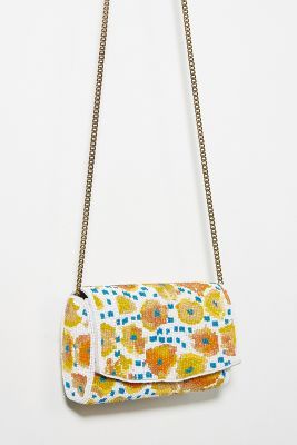 Vera for Anthropologie Perennial Beaded Clutch | Anthropologie (US)