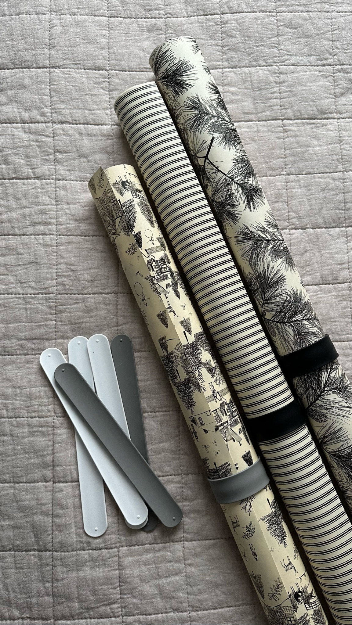 Wrapping paper silicone metal strips for storage

#LTKhome #LTKSeasonal #LTKHoliday