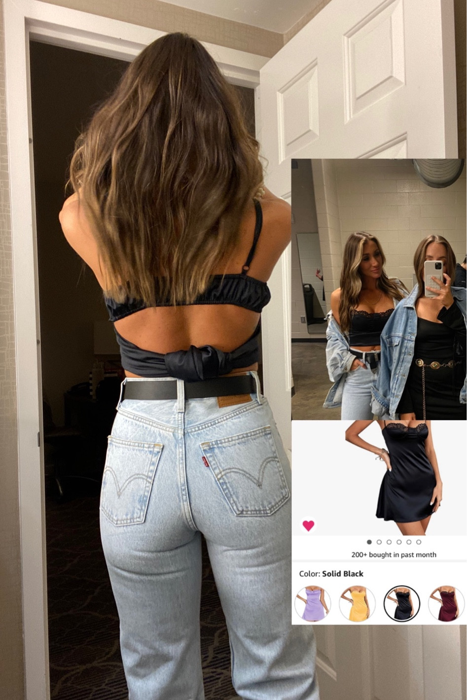 To die for slip dress🖤 Comes in multiple colors and folds to the cutest crop! 

#LTKSeasonal #LTKHoliday #LTKfindsunder50