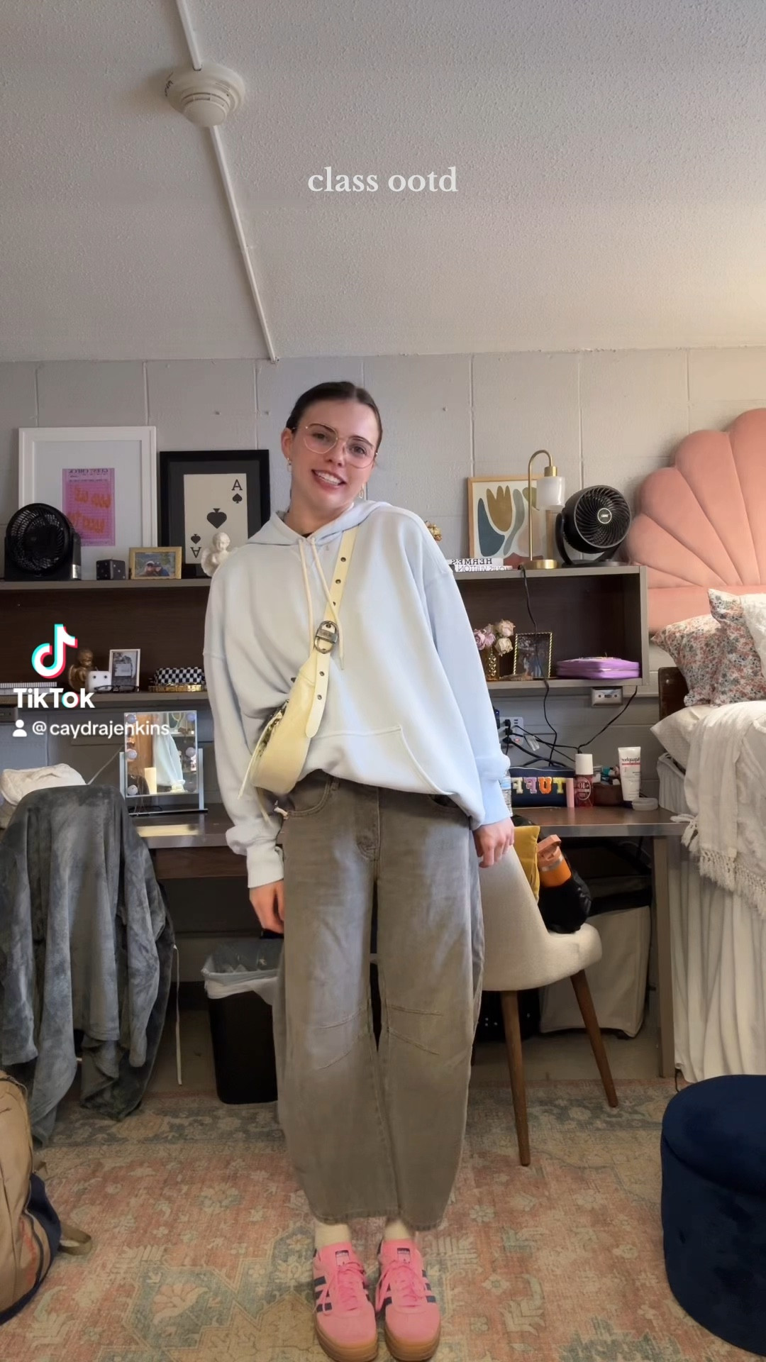 Hoodie ON SALE!!! 🩵🩵🩵 
Hoodie: large (very oversized. Could’ve done a medium) 
Pants: tts 
Shoes: tts 

#LTKSpringSale #LTKU #LTKsalealert