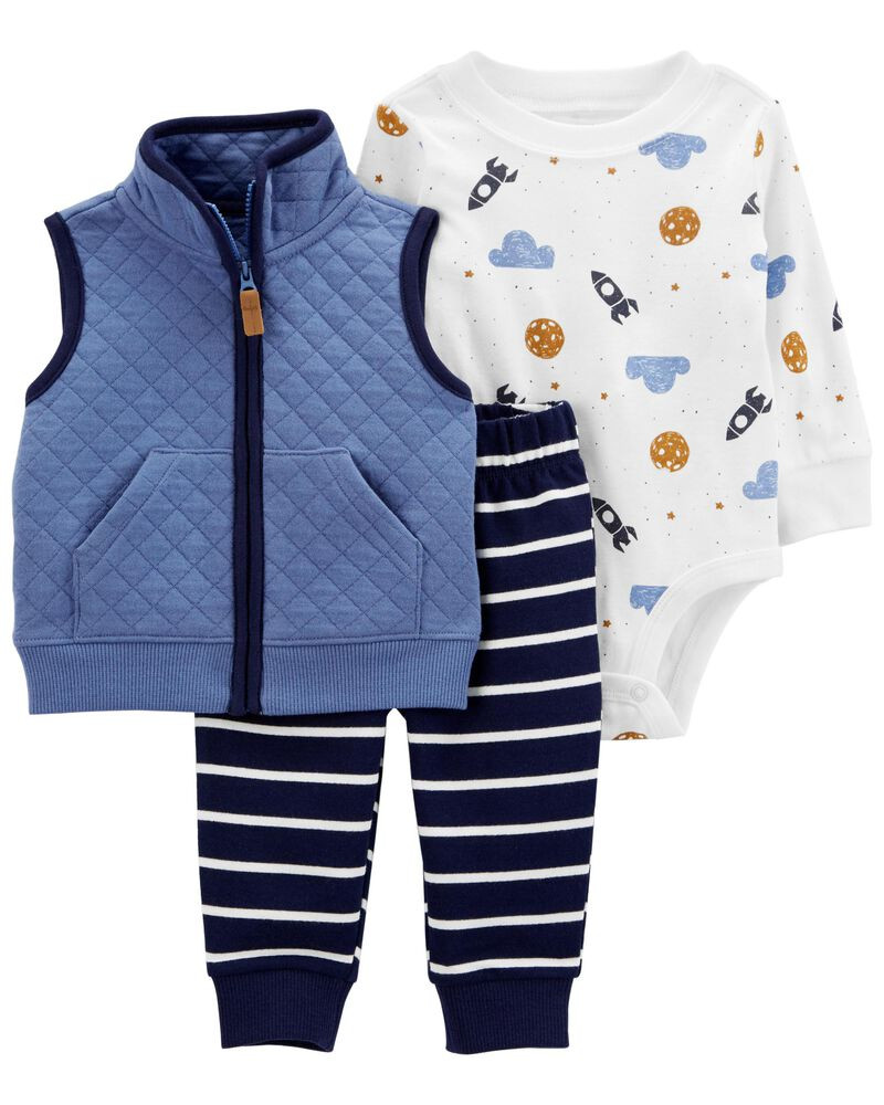 3-Piece Little Vest Set | Carter's