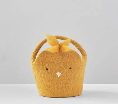 Felted Chick Baby Easter Bucket | Pottery Barn Kids