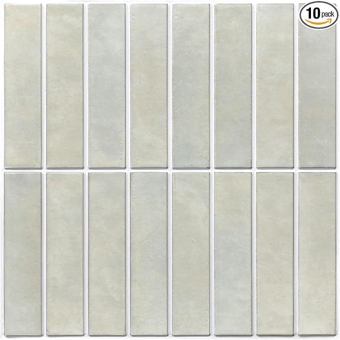 Commomy 11'8 x11'8 Peel and Stick Tile - Matte Thin Vinyl PVC DIY Self-Adhesive for Interior Wall... | Amazon (US)