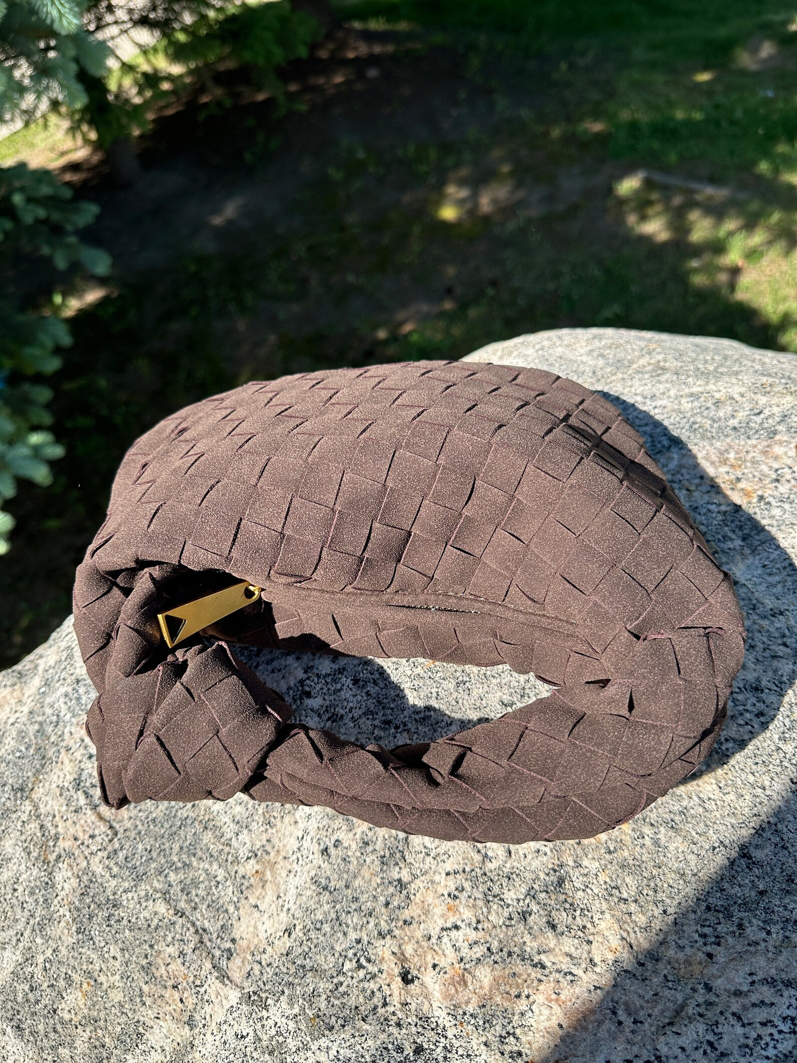 Women Suede Bag, Woven Knot Leather Bag, Hobo Style Purse, Gift for Her, Leather Bag for Women, B... | Etsy (US)