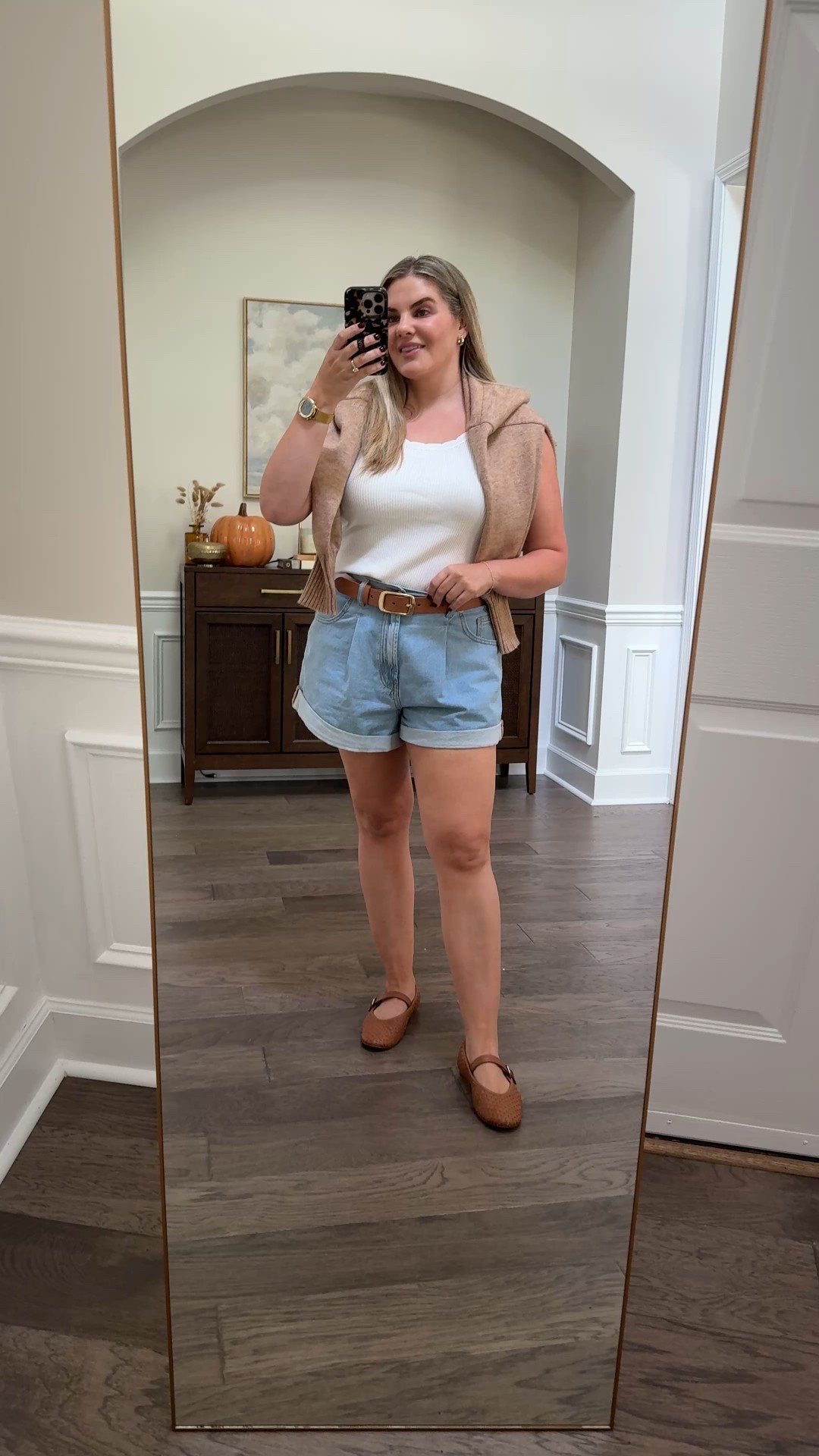 Fall transitional outfit. Jean shirts, cardigan, timeless, mid size, size large, free people, dolce vita, cupshe, amazon, target 

#LTKSeasonal #LTKFindsUnder50 #LTKFallSale