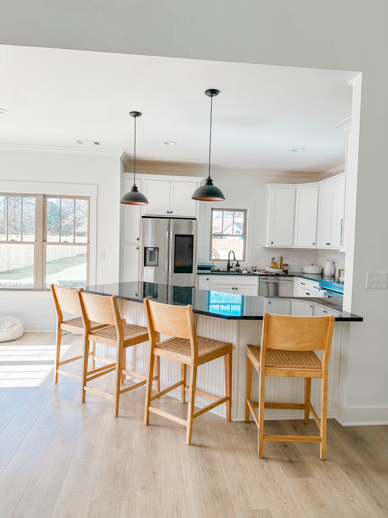 Counter bar stools are on sale for only $180 per chair. $360 for a set of two. So comfortable and add so much warmth to the room. #homedecor #barstools #counterbarstolls 

#LTKhome #LTKsalealert #LTKHoliday
