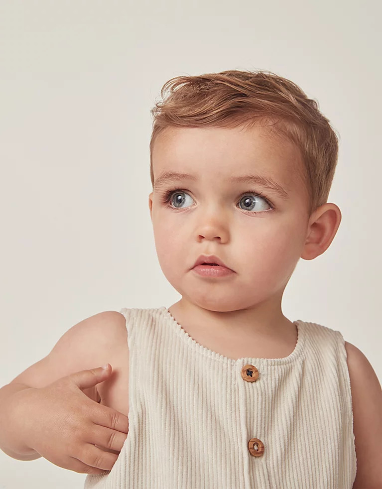 Organic Cotton Cord Overalls (0–18mths) | The White Company US
