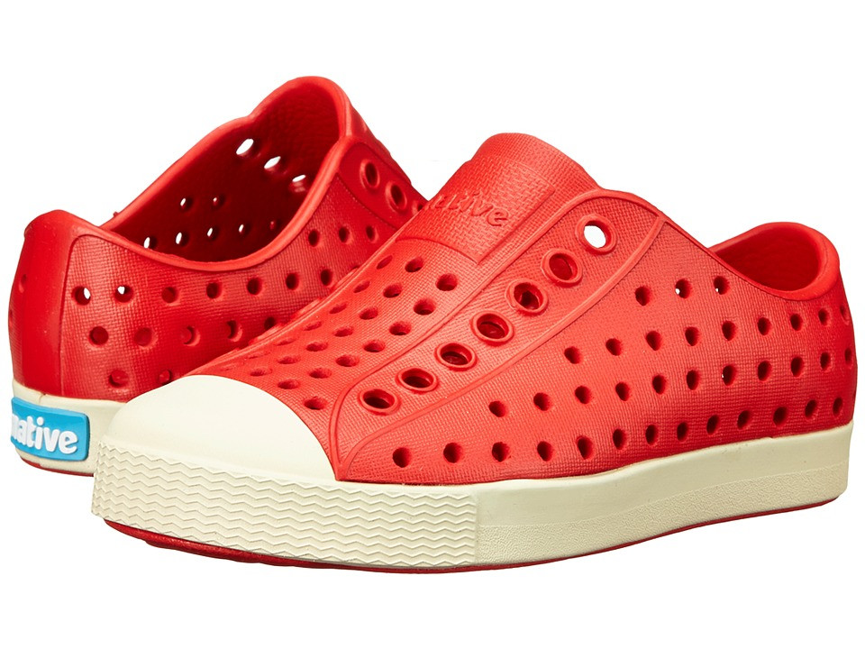 Native Kids Shoes - Jefferson (Toddler/Little Kid) (Torch Red 1) Kids Shoes | Zappos