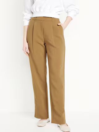 Extra High-Waisted Taylor Trouser Straight Pants | Old Navy (US)
