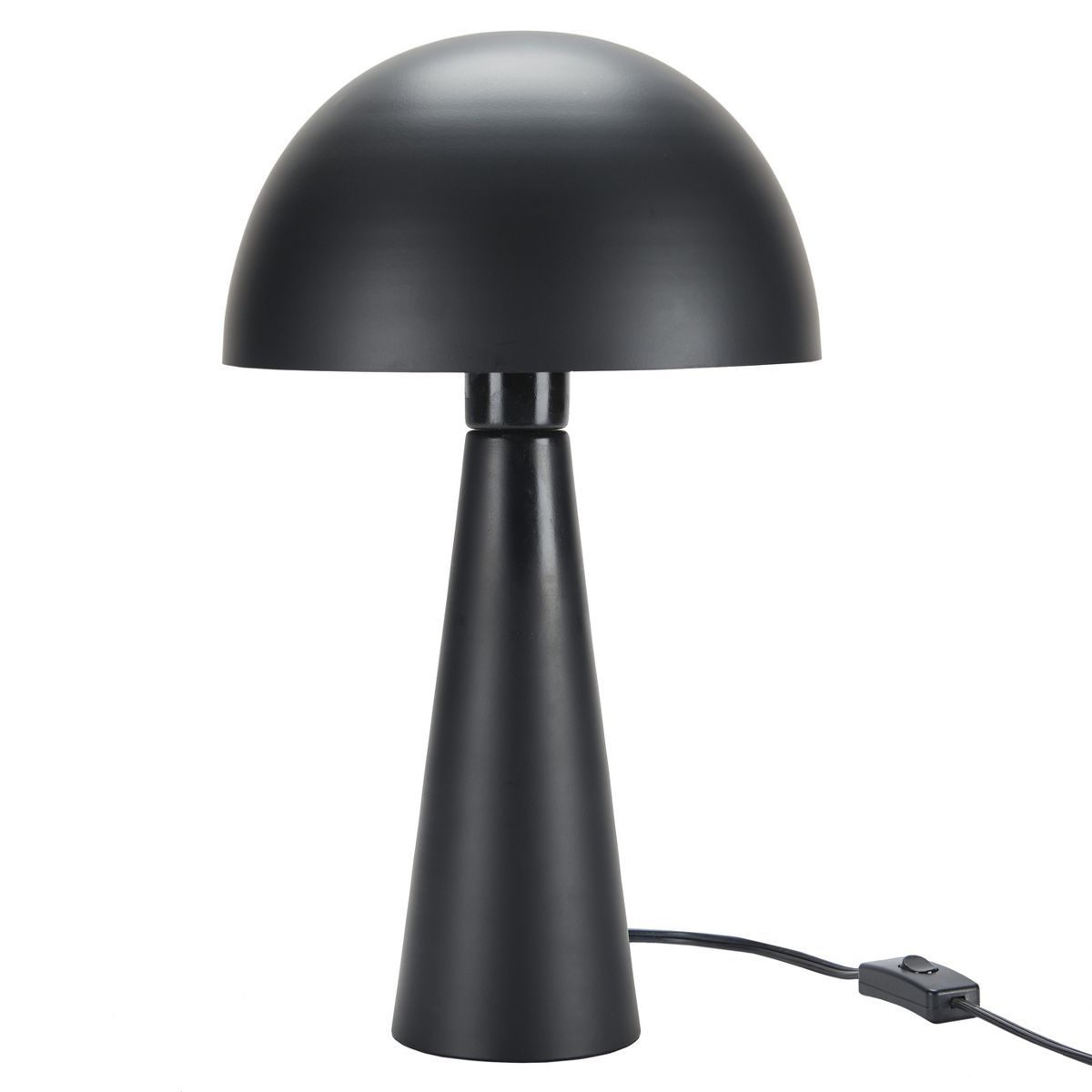 16" Mid-Century Modern Metal Mushroom Accent Table Lamp - Nourison | Target