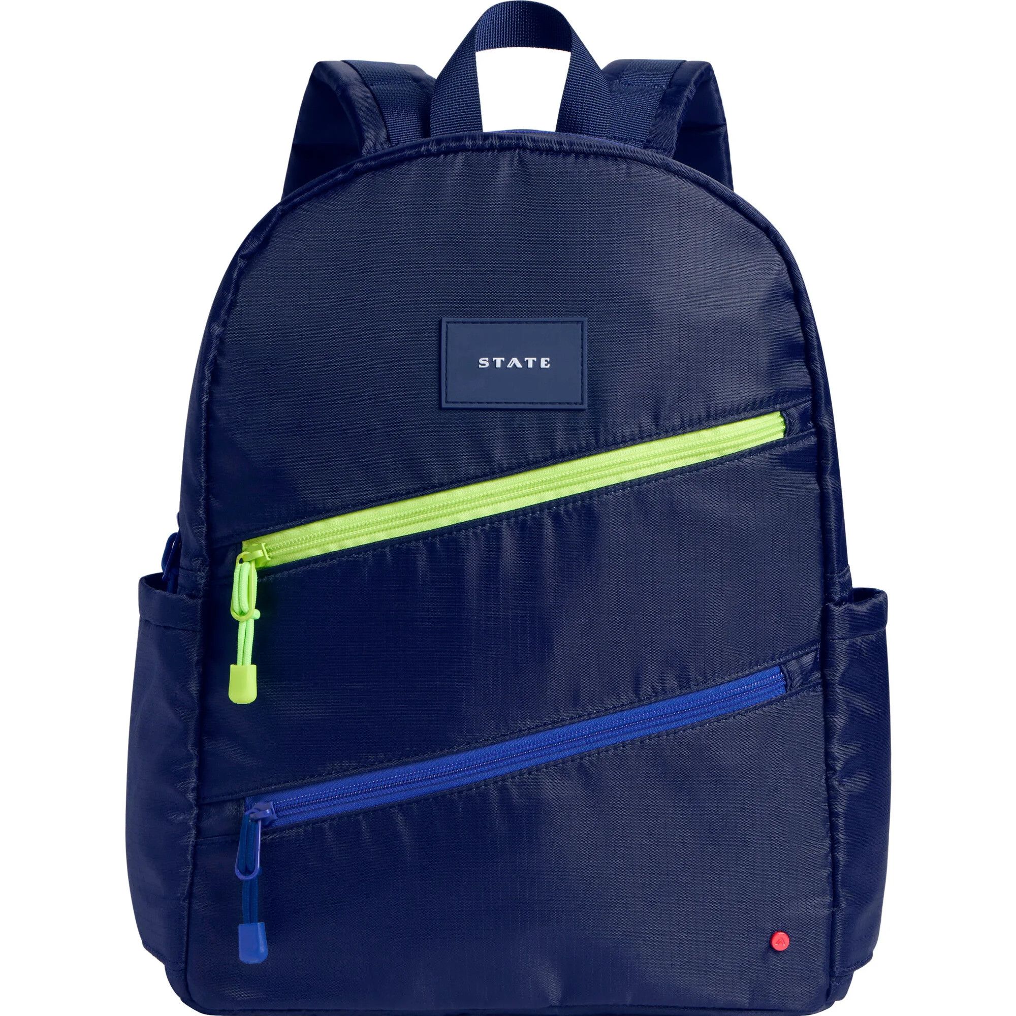 Kane Kids Double Pocket Backpack, Diagonal Zippers | Maisonette