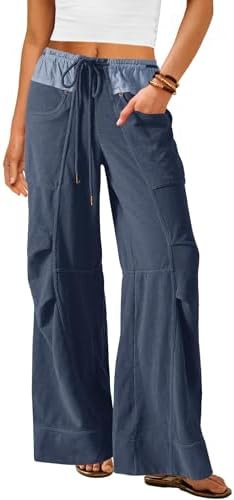 Nirovien Womens Wide Leg Sweatpants Baggy Pants High Waisted Lounge Pants Palazzo Barrel Sweatpan... | Amazon (US)