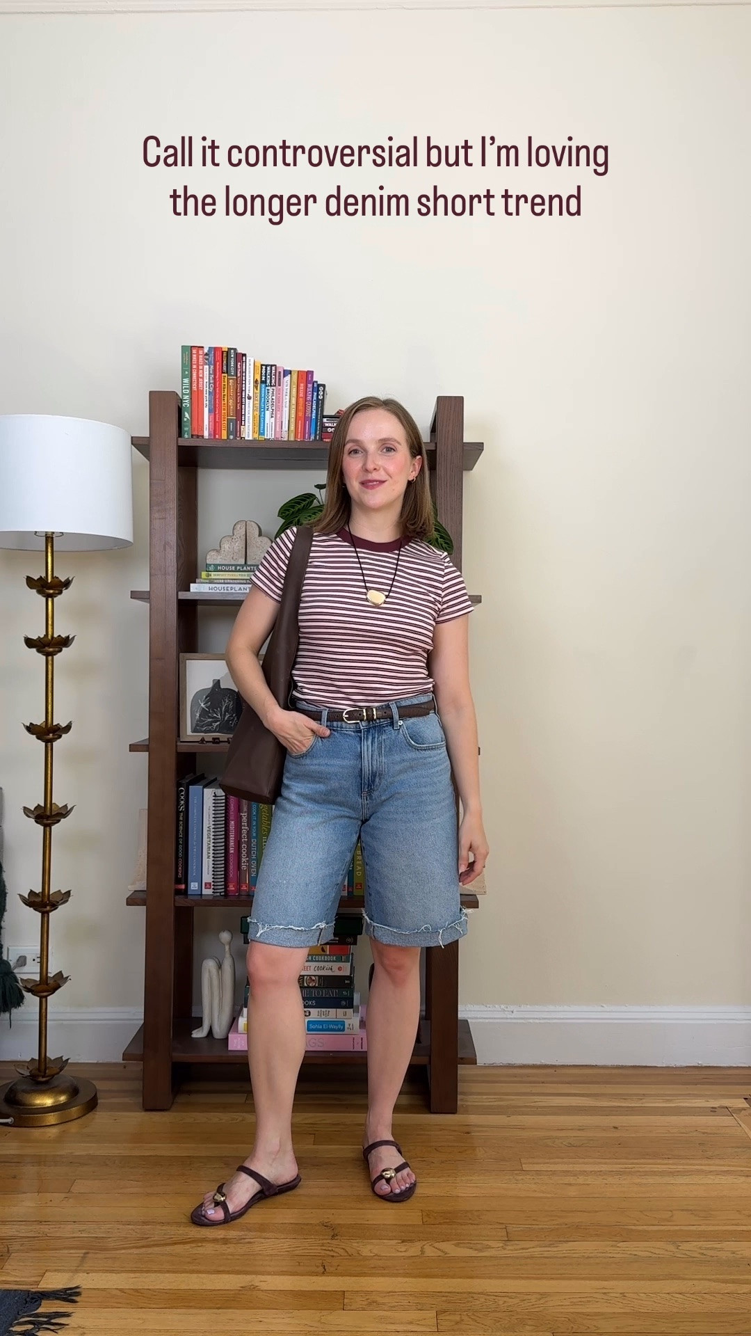 Denim Bermuda short look for late summer! 0 petite denim shorts 
Small ribbed stripe tee

#LTKootd #LTKPetite #LTKSaleAlert