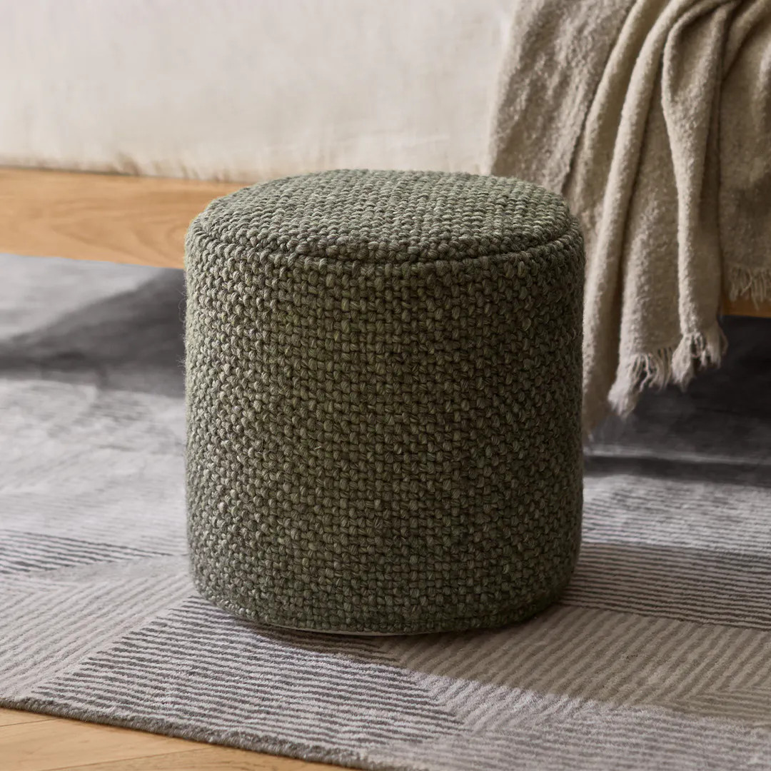 Texa 16" Pouf - Speckled Green | Article