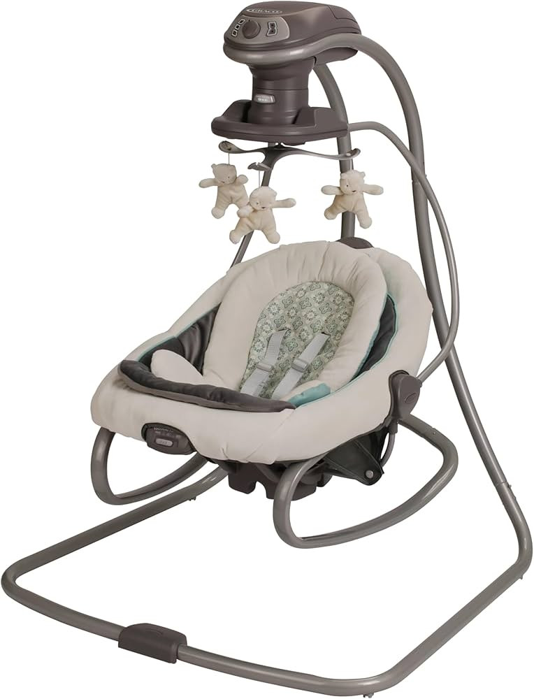Graco DuetSoothe 2 in 1 Portable Baby Swing & Baby Rocker, Multi Direction, Vibration, Winslet | Amazon (US)