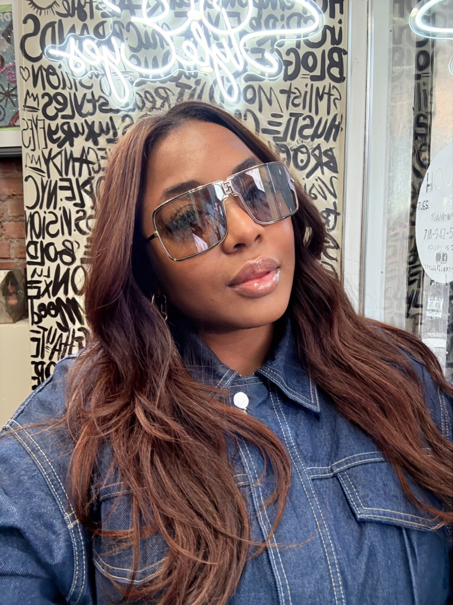 Indoor frames are nonnegotiable.
These shield sunglasses are my new favorites. They make the perfect indoor frame. Oversized but translucent enough to still see the eyes, they strike that balance between presence and approachability. It’s a subtle flex. Eye contact, without the commitment. Also ideal for those no-makeup days when you still want to look intentional and pulled together.

I get all my glasses in person from Style Eyes Optical in Brooklyn, but I’ve linked similar indoor-frame styles below for anyone shopping online.

Style tip
For indoor frames, look for lightly tinted lenses and strong structure so they feel intentional, not costume.

Shop the exact pieces or similar ones below.

#LTKGiftGuide #LTKBeauty #LTKdayinmylife