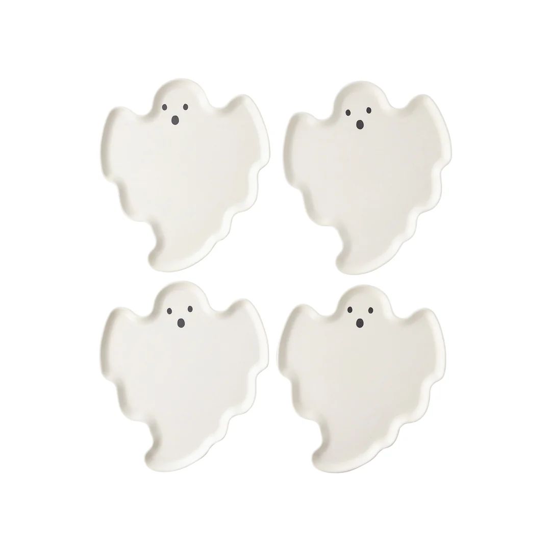 Bamboo Ghost Shaped Plate Set | My Mind's Eye