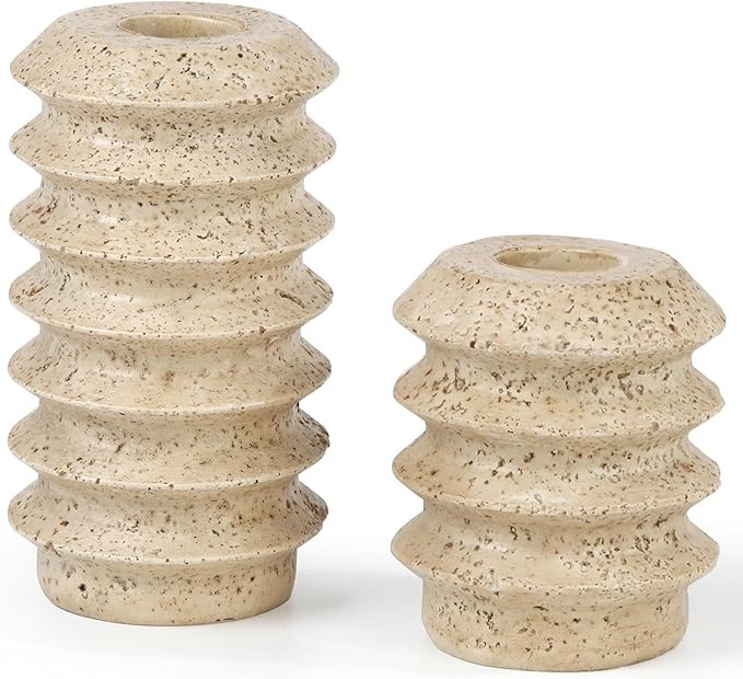 Vixdonos Taper Candle Holder Set Resin Candlestick Holder Mantle Candle Stand for Home Decor,Wedd... | Amazon (US)