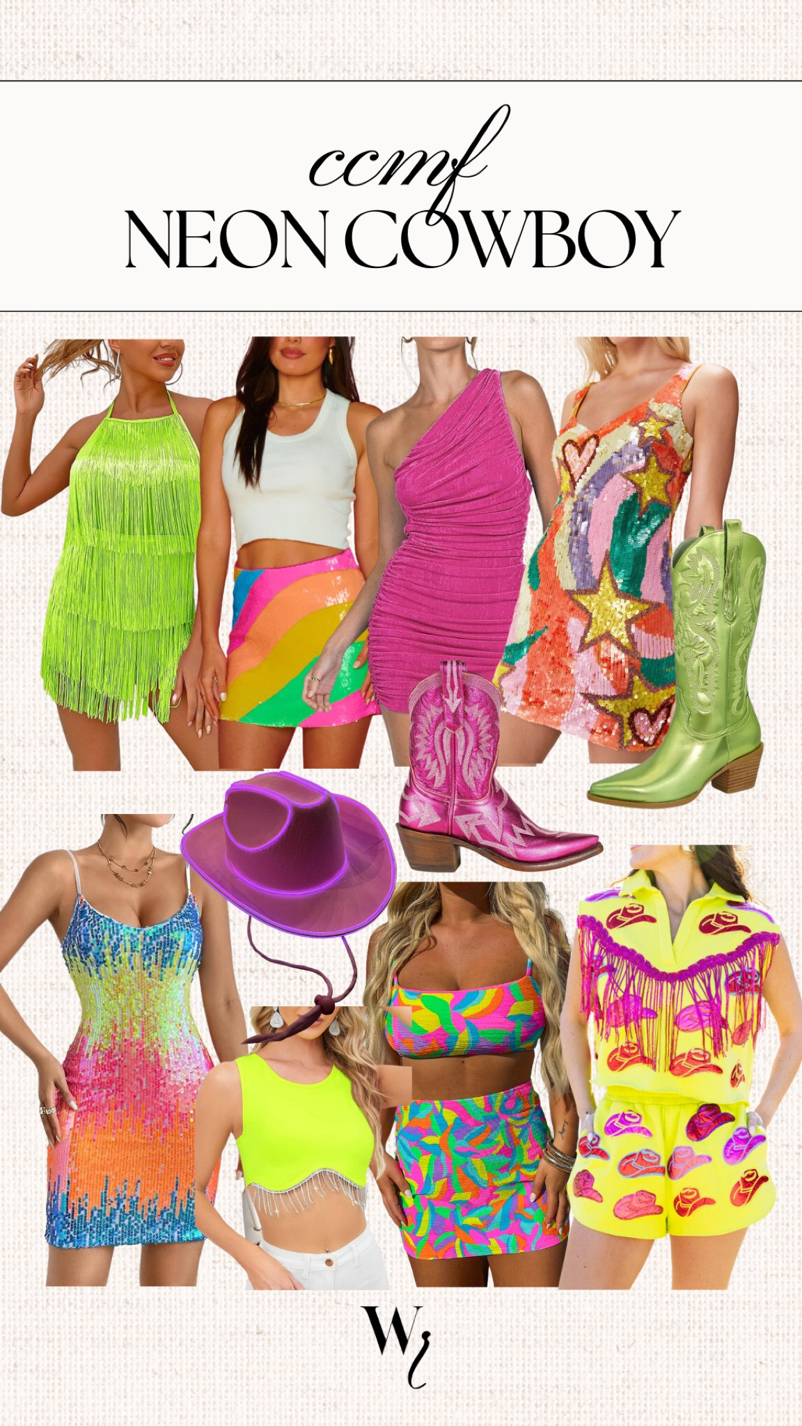 Neon outfit inspo for CCMF neon cowboy night #LTKStyleTip #LTKFindsUnder50

#LTKFestival