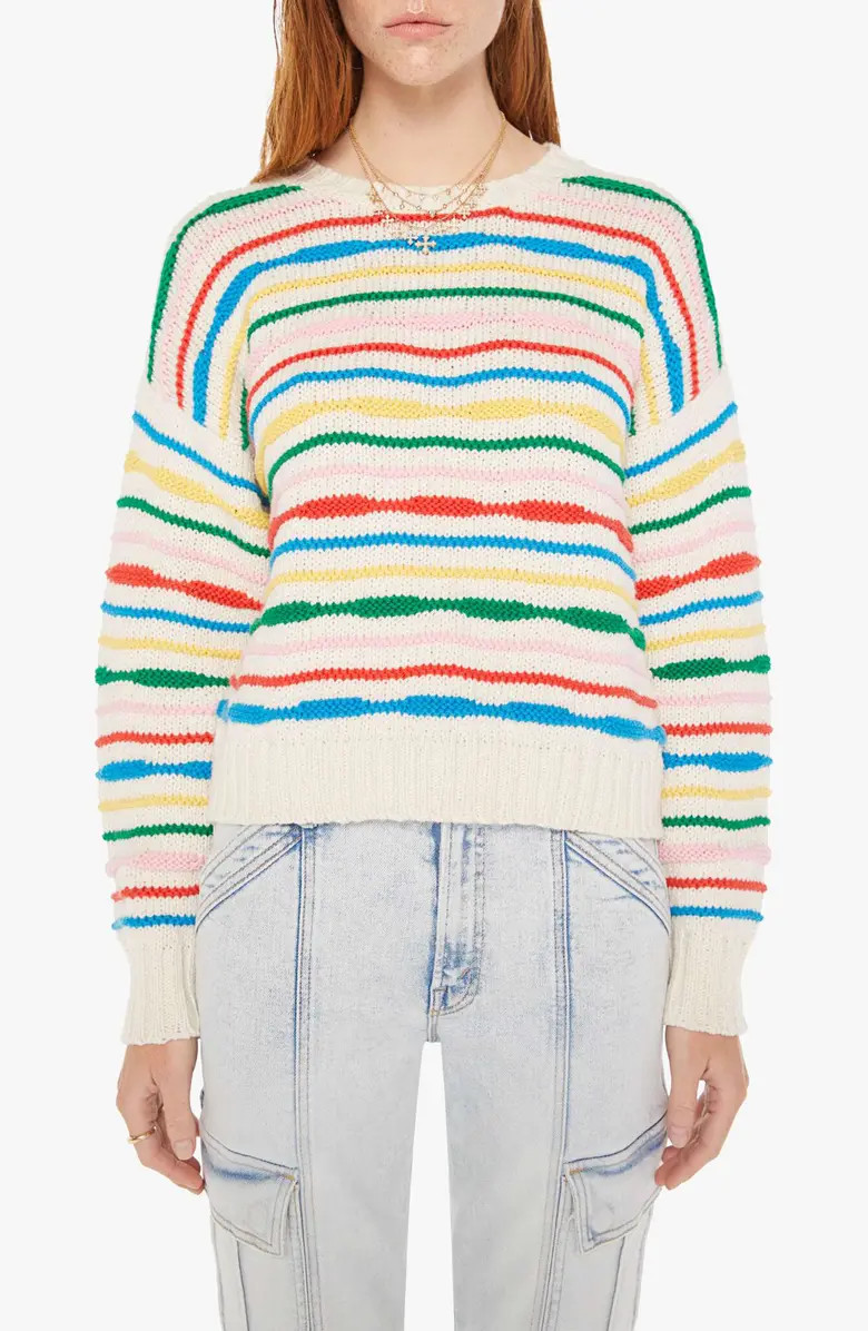 MOTHER The Jumper Wavy Stripe Sweater | Nordstrom | Nordstrom