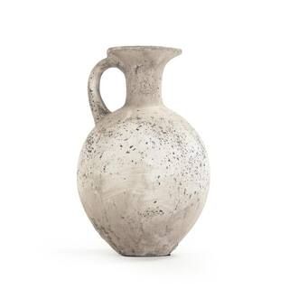 Zentique Terracotta Taupe Decorative Pitcher Vase 8496L A344 - The Home Depot | The Home Depot