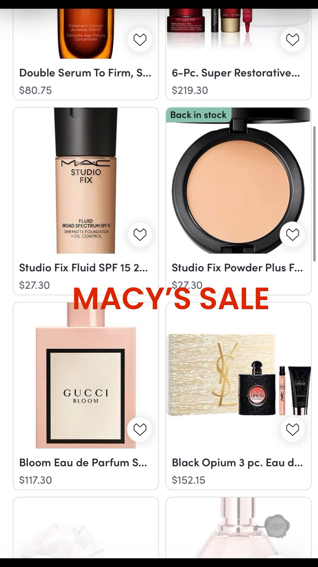 Macy’s is having a 15% OFF beauty + fragrance sale right now and the deals are TOO good to miss ✨
Luxury perfumes, gift sets, skincare, and makeup from top brands are all marked down — perfect gifts for yourself or anyone on your list.
If you’ve been wanting to refresh your fragrance collection or grab holiday beauty gifts, now’s the time!

Linked all my favorite luxury scents + beauty must-haves below.
Tap to shop the sale before it ends 🎁💗

#macysbeauty #macysfragrance #giftguideforher #holidaygifts #luxuryfragrance #beautysale #fragrancesale #ltkgiftguide #ltkbeauty #holidaybeauty #luxurygifts #christmasgiftideas #skincaresale #makeupsale #giftideas2025

Macy’s beauty sale, Macy’s fragrance sale, luxury perfume deals, beauty gift guide, fragrance gift sets, skincare sale, luxury beauty must-haves, holiday gifting 2025, trending perfumes, best fragrances for her, long-lasting perfumes, makeup gifts, Sephora alternatives, holiday beauty essentials, Christmas fragrance gifts, top perfumes 2025, luxury stocking stuffers, must-have beauty gifts, winter fragrance favorites, holiday gift sets, department store deals, Macy’s Cyber Week beauty, soft life fragrance, viral perfumes, luxury self-care gifts, clean beauty favorites, gift ideas under 100, luxury fragrance sets, signature scent gift ideas, designer perfumes on sale

#LTKHoliday #LTKBeauty #LTKGiftGuide