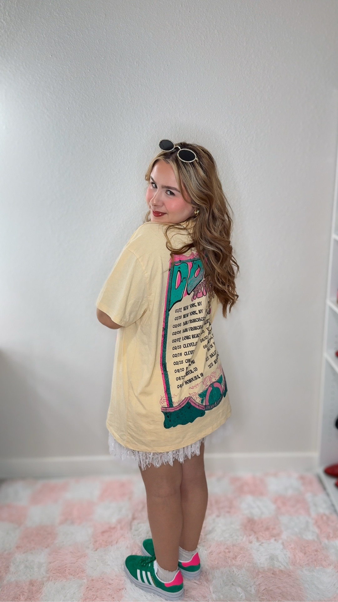 Viral slip skirt + an oversized tee is the perfect combo 
Wearing a large on both the skirt and tee

#LTKSeasonal #LTKStyleTip #LTKMidsize