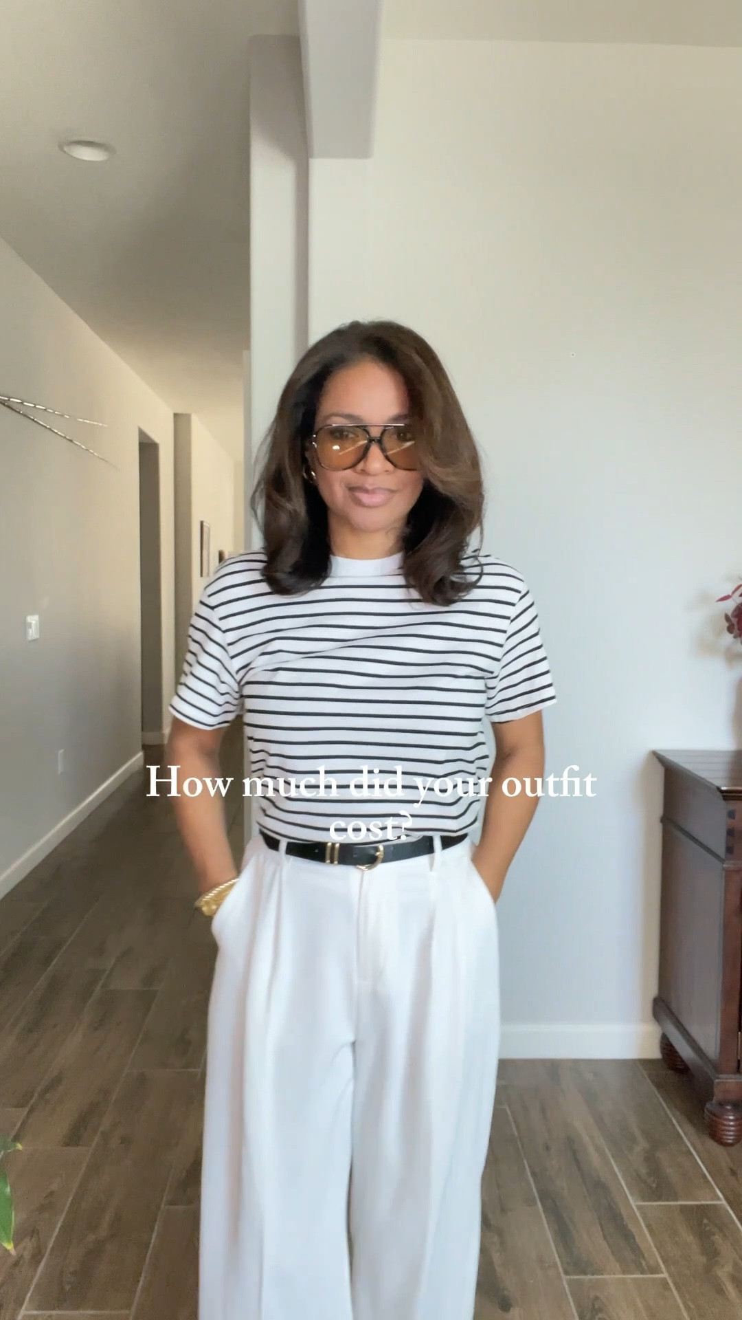 Pants are a small and thin version of the fabric. T shirt is a small 

 #ltkstyletip #ltkfindsunder50 #ltkfindsunder100

#LTKWatchNow