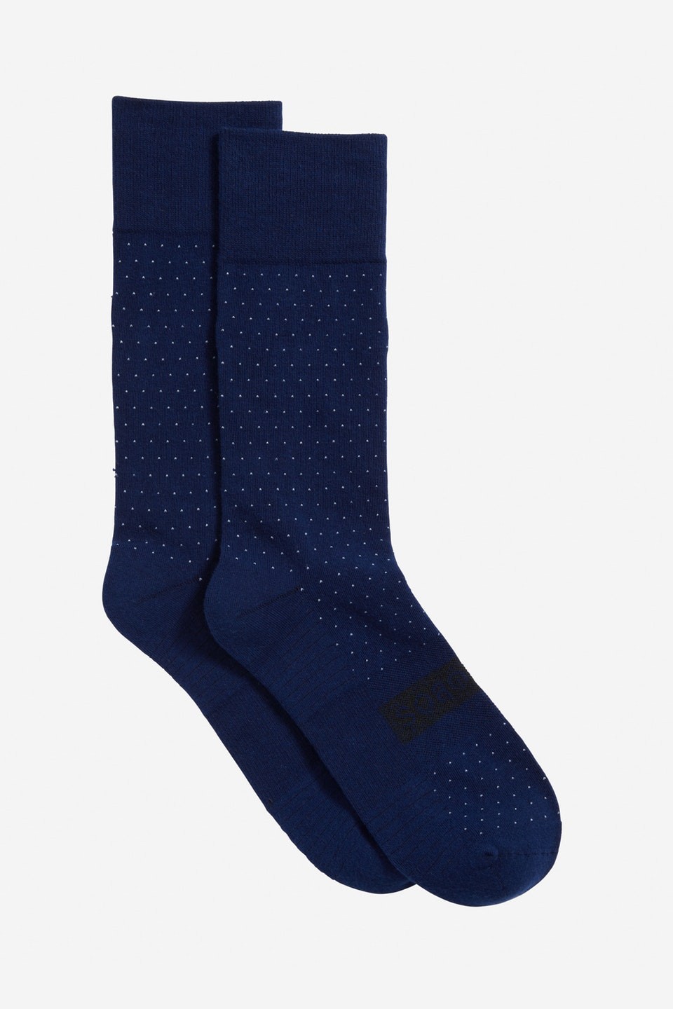 Cotton Blend Dress Socks for Men by Bonobos - Navy Pin Dot | Bonobos