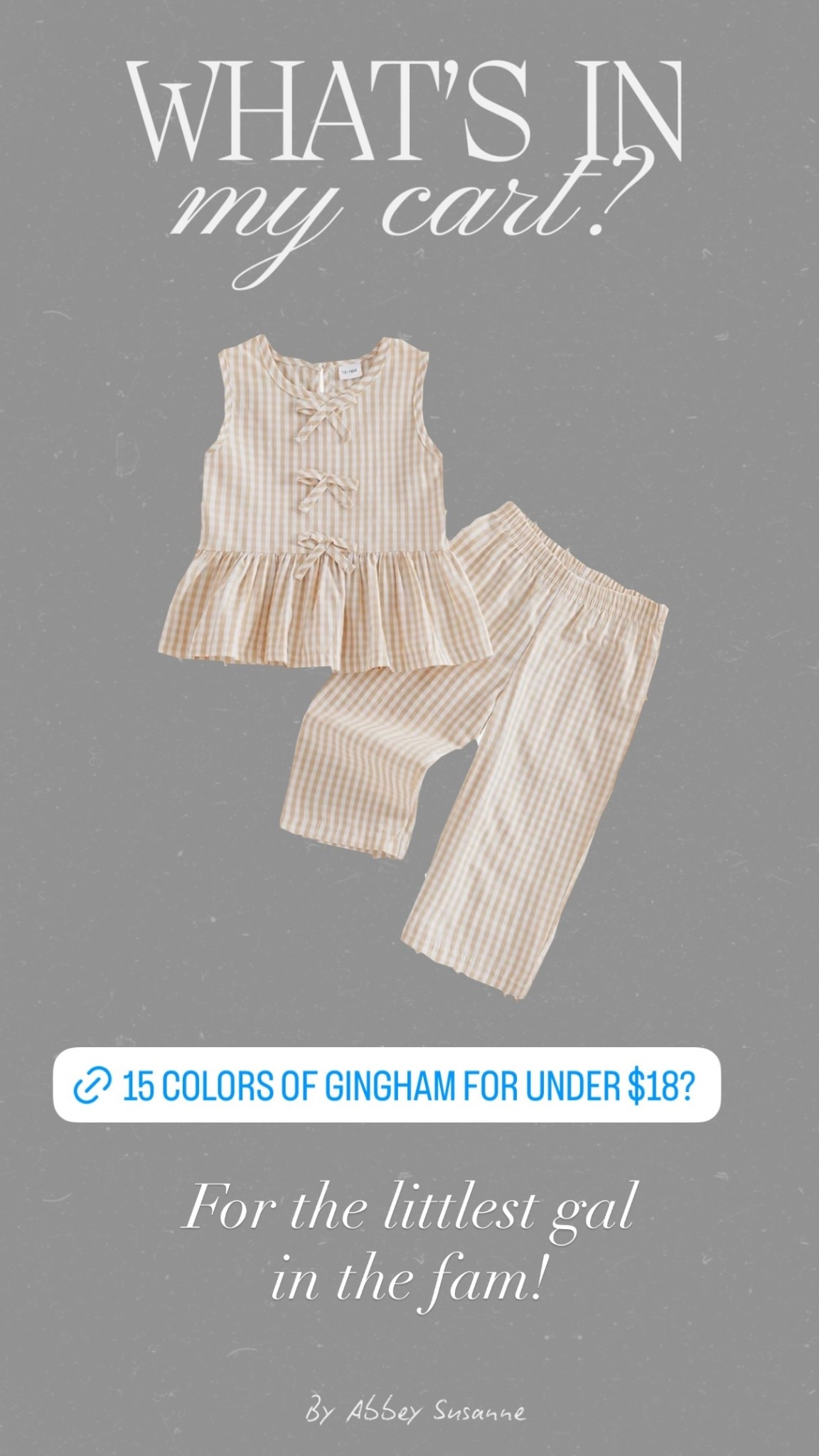 For the littlest gal in the fam!

#LTKBaby #LTKKids