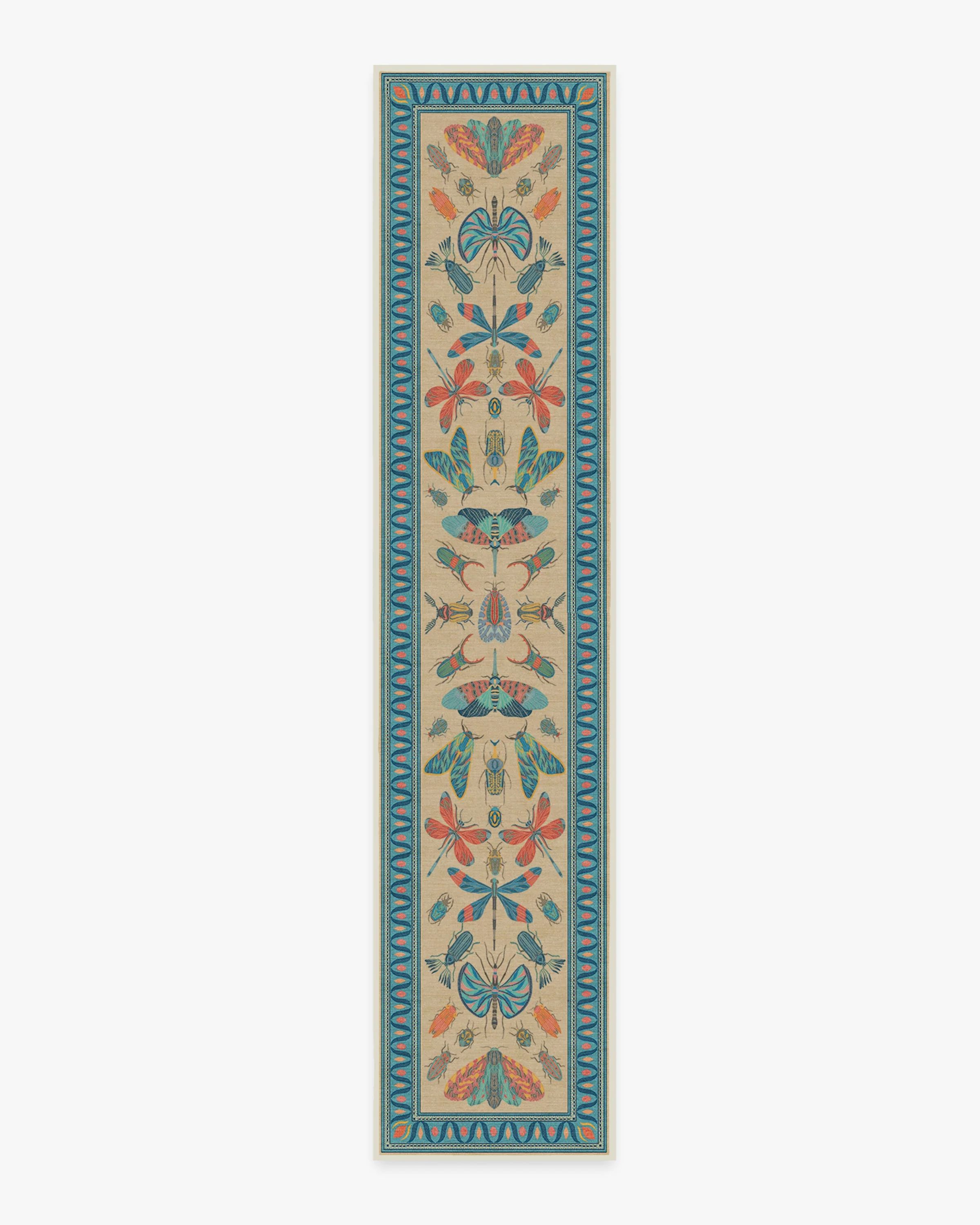 Iris Apfel Flutterby Multicolor Rug | Ruggable | Ruggable