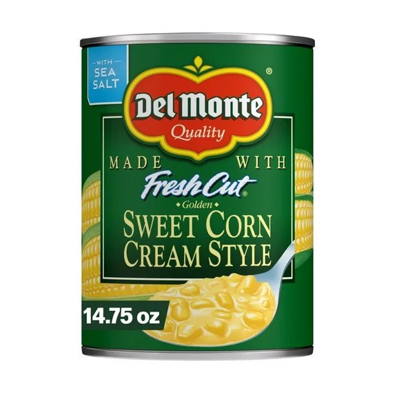 Del Monte Golden Sweet Cream Corn, Canned Vegetables, 14.75 oz Can | Walmart (US)