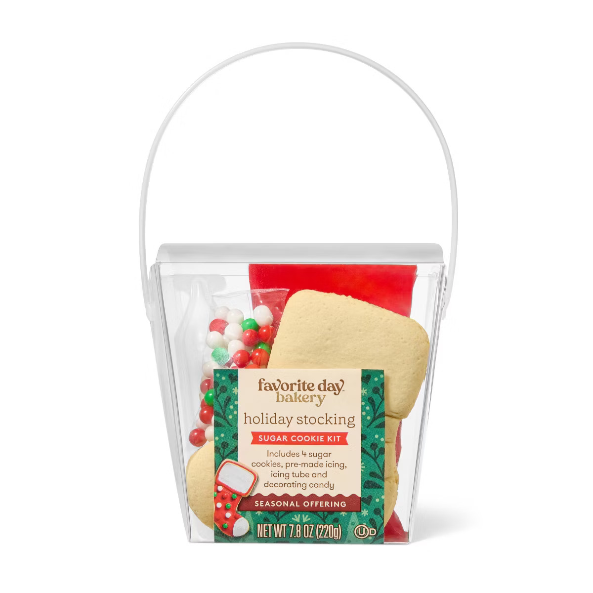 Holiday Stocking Sugar Cookie Kit - 7.8oz/4ct - Favorite Day™ | Target