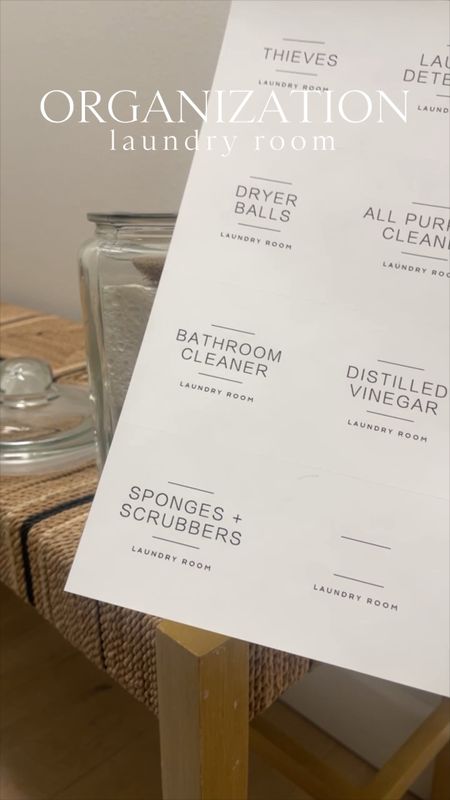 ORG \ I’m finally getting to organizing my laundry room shelves!🧺Using glass jars, bamboo basket and personalized label for a simple and clean look👌🏻 LOVE how it turned out!

Here’s how to SHOP!
1. Comment “shop” to get links sent directly to your DMs
2. Click the link in my bio @sbkliving and select “shop my reels”
3. Head over to my @shop.ltk shop and follow me “sbkliving”



#LTKVideo #LTKfindsunder50 #LTKhome