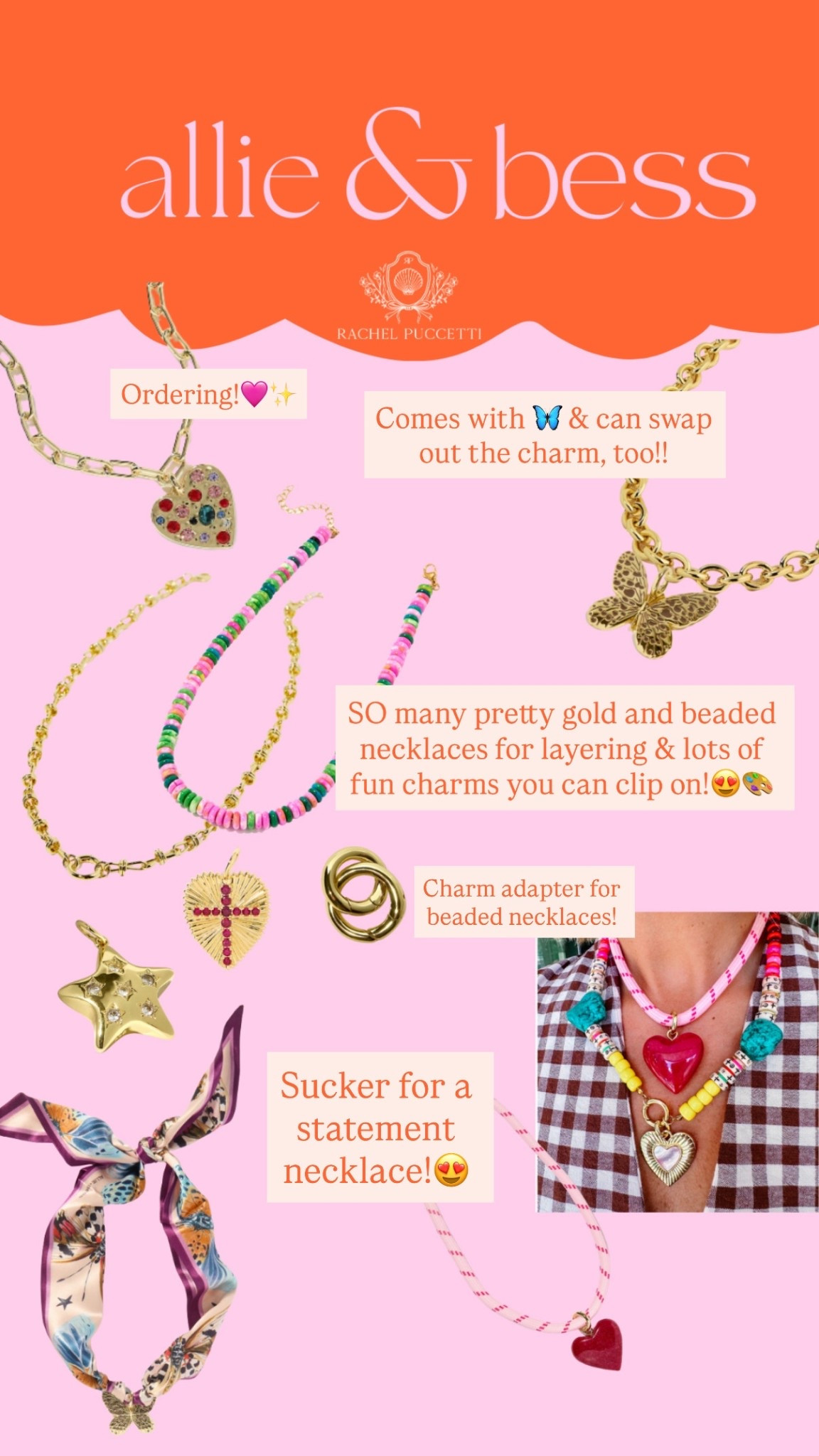 Allie and Bess jewelry, gold necklace, charms, layering necklaces, beaded necklace, charm necklace, statement necklace 

Code RACHEL20 for 20% off sitewide on Allie and Bess!😍 

I love my Allie and Bess jewelry!! So many cute pieces, and so many fun ways to layer and stack!✨ 



#LTKFindsUnder50 #LTKSaleAlert #LTKFindsUnder100