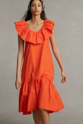 WHIT TWO Flouncy Ruffled Maxi Dress | Anthropologie (US)