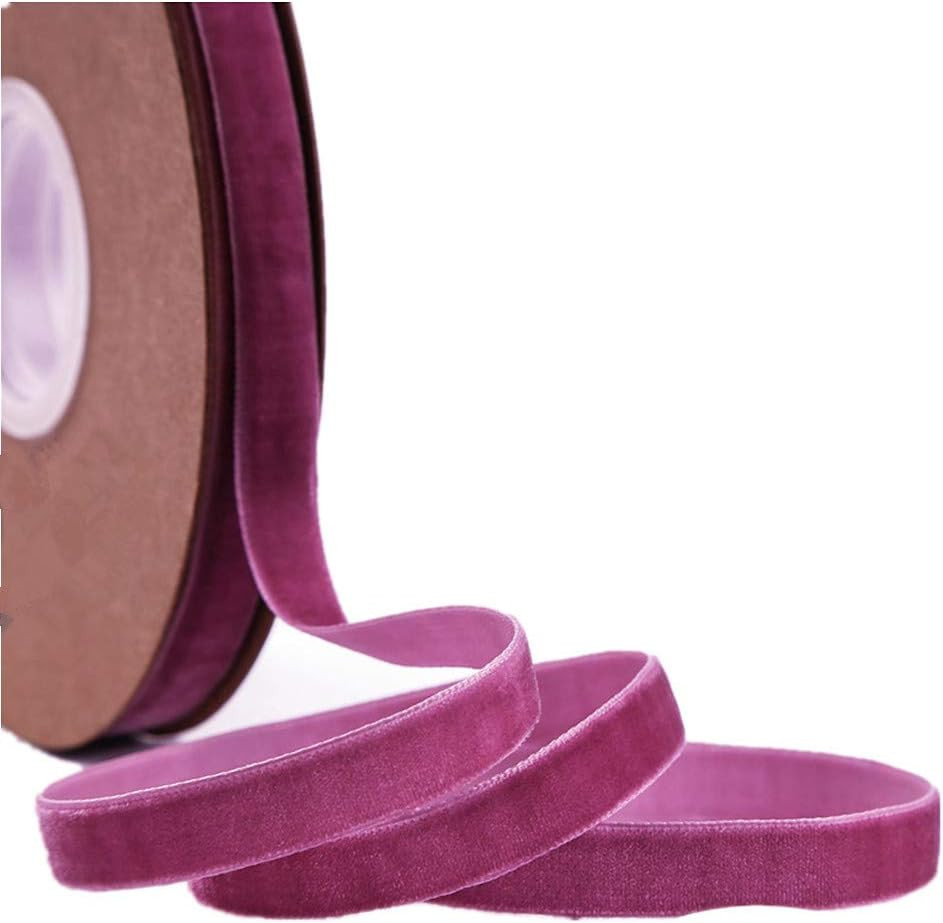 Ribbon for Crafts -Wholesale Bulk 20 Yard 3/8 5/8 1Inch Velvet Ribbon for Gift Package Wrapping F... | Amazon (US)