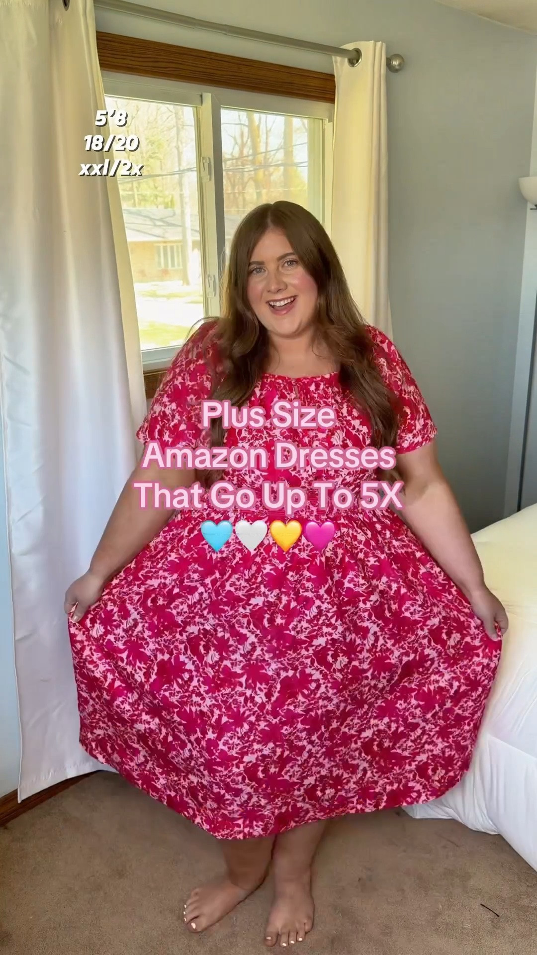 the perfect summer dresses from Amazon that fit the plus size girlies! Sizes xxl - 5x so they are made for us! wearing a size 2x or xxl in all! ✨

#LTKSaleAlert #LTKPlusSize #LTKTall