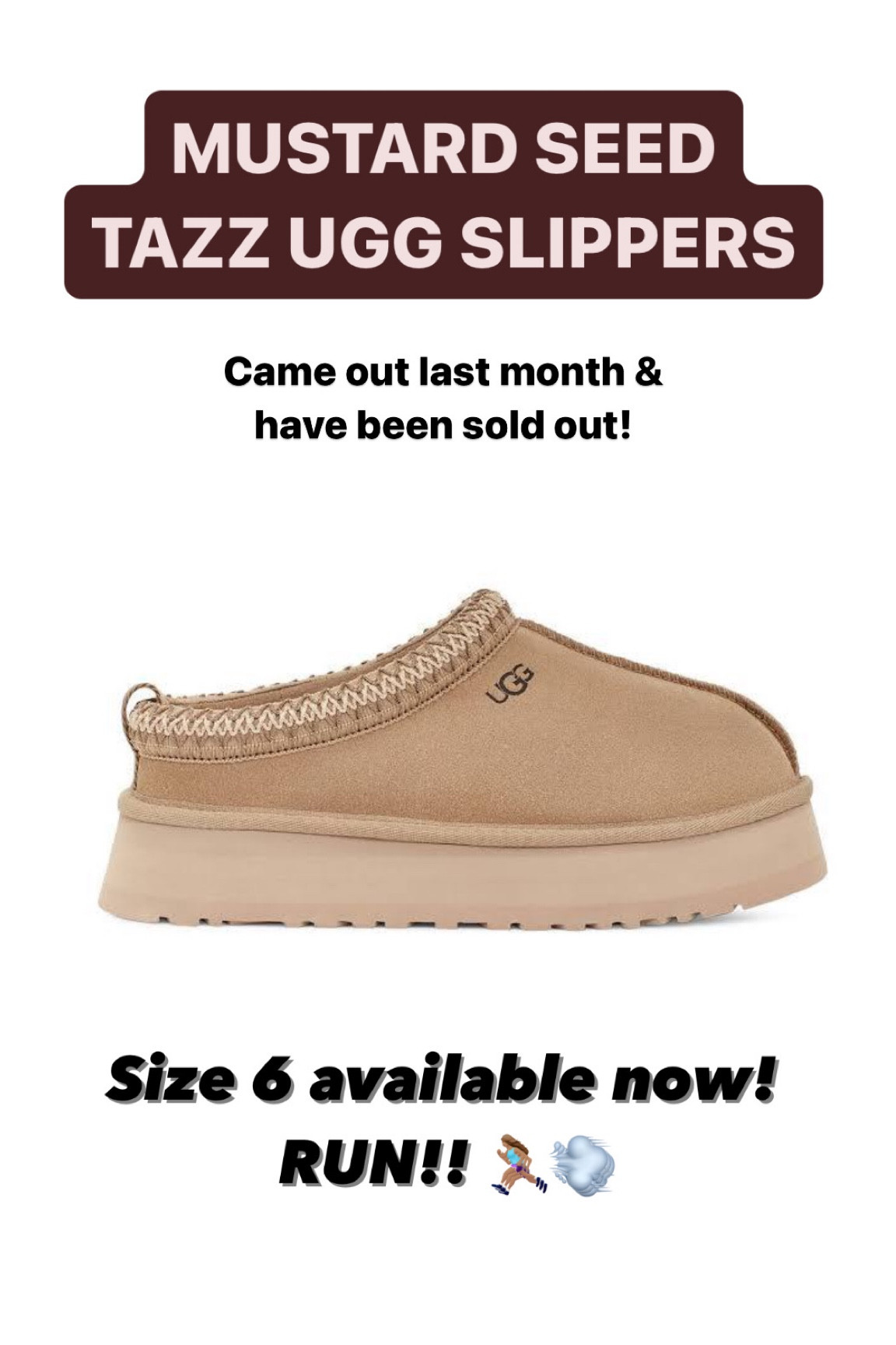 VIRAL Tazz UGG slippers in the new Mustard Seed color!



Tazz slippers
Platform slippers
Mustard seed
fall finds
UGG
Cozy girl

#LTKstyletip #LTKSeasonal #LTKshoecrush
