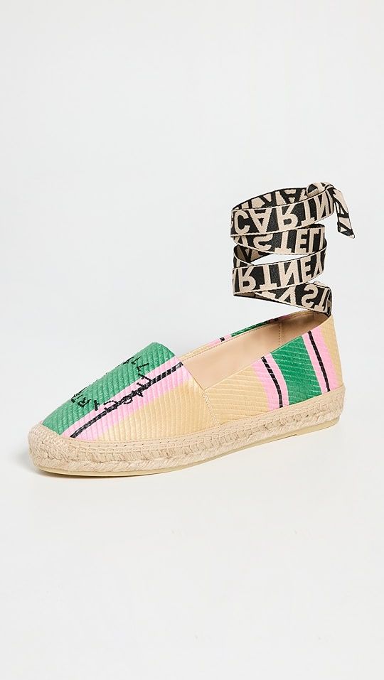 Gaia Striped Raffia Platform Espadrilles | Shopbop