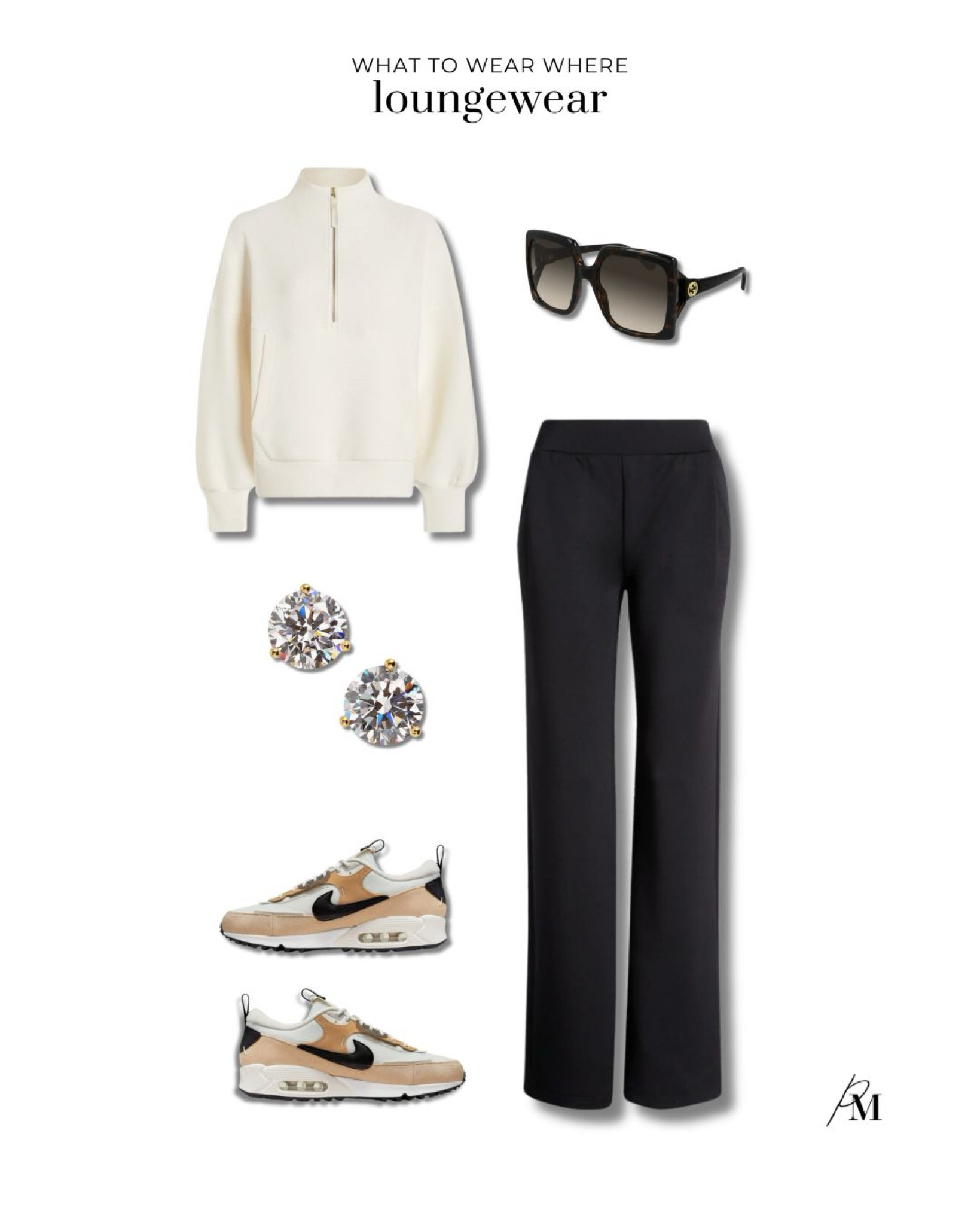 Lounge wear outfit idea. This Varley pullover and Nike's are perfect for a neutral look. 

#LTKxNSale #LTKStyleTip #LTKSeasonal